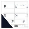 Bulk Savings Pricing 3 | House of Doolittle 180 24 in. x 19 in. 12-Month (Jan to Dec) 2026 Executive Monthly Desk Pad Calendar - White/Blue Sheets/Blue Corners image number 1