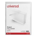 Office & Office Supplies | Universal UNV50760 Letter Size Project Poly Jackets - Clear (5/Pack) image number 0