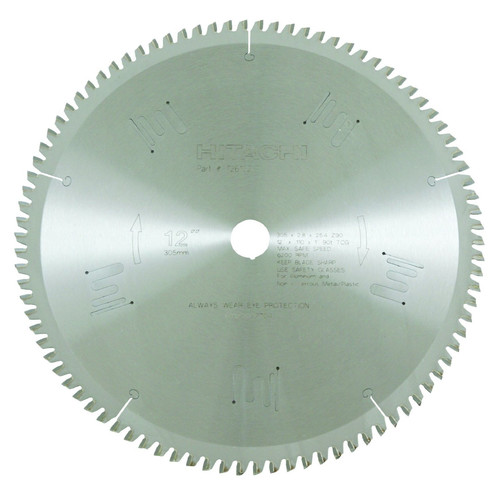 Circular Saw Blades | Hitachi 726102 12 in. 90-Tooth Tungsten Carbide TCG Non-Ferrous Circular Saw Blade image number 0