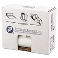 Cleaning & Janitorial Supplies | Inteplast Group WSL4046XHW 45 gal. 0.8 mil 40 in. x 46 in. Low-Density Commercial Can Liners - White (25 Bags/Roll, 4 Rolls/Carton) image number 1