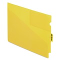 Labor Day Sale! Save $30 off $199! | Pendaflex 13544 8.5 in. x 11 in. 1/3-Cut End Tab Colored Poly Out Guides with Center Tab - Yellow (50/Box) image number 0