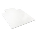 Office Chair Mats | Deflecto CM11112 EconoMat 36 in. x 48 in. Occasional Use Lipped Chair Mat for Low Pile Carpet - Clear image number 0