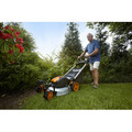 Push Mowers | Worx WG771 56V Lithium-Ion 19 in. 3-in-1 Zero-Turn Mower image number 2