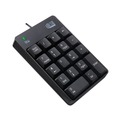 Office Electronics & Batteries | Adesso AKB601UB 18-Key Spill-Resistant Numeric Keypad - Black image number 3
