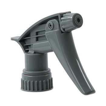 Boardwalk 320CR 7.25 in. Tube Chemical-Resistant Trigger Sprayer for 16 oz. Bottles - Gray (24/Carton)