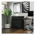  | Alera 25489 36 in. x 18.63 in. x 40.25 in. 3 Legal/Letter/A4/A5 Size Lateral File Drawers - Black image number 3