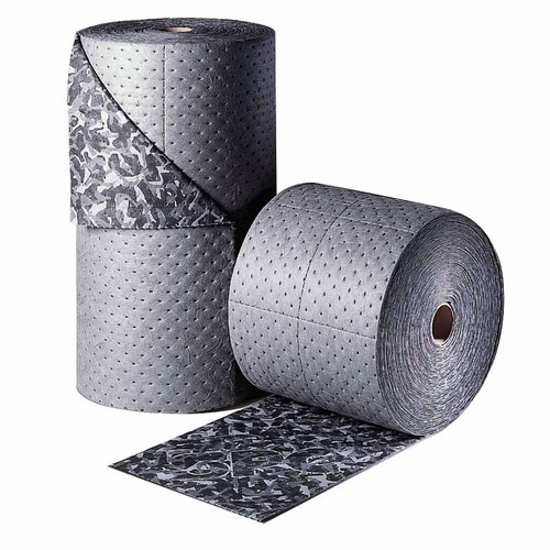 Liquid Transfer Accessories | Brady BM15 BattleMat 25 Gallon Capacity 18-1/2 in. x 150 ft. Absorbent Roll - Industrial Camouflage image number 0