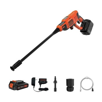 Black & Decker 20V MAX Lithium-Ion Cordless Power Cleaner Kit (1.5 Ah)