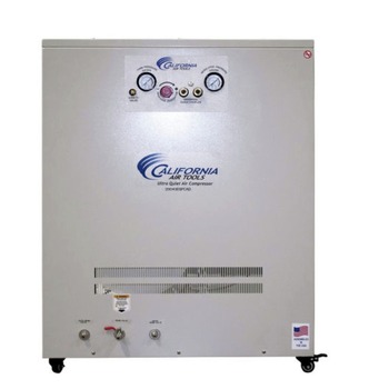 California Air Tools 4 HP 20 Gallon Ultra Quiet and Oil-Free Dolly Air Compressor with Sound Proof Cabinet, Air Dryer and Auto Drain