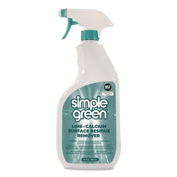 Simple Green Lime Calcium Surface Residue Remover, 32 oz Spray Bottle, 12/Carton