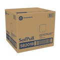 Bulk Savings Pricing 2 | Georgia Pacific Professional 58201B SofPull 10.13 in. x 10.58 in. x 11.33 in. CenterPull Hand Towel Dispenser - Black image number 7