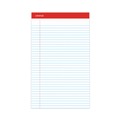 | Universal M9-45000 50-Sheet 8.5 in. x 14 in. Perforated Writing Pads - Wide/Legal Rule, White (1 Dozen) image number 0
