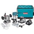  | Makita RT0701CX3 1-1/4 HP Compact Router Kit with Attachments image number 0
