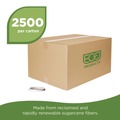 Food Trays, Containers, and Lids | Eco-Products EP-SPCLID2NFA 2 oz Vanguard Sugarcane Portion Cup Lid - White (2500/Carton) image number 3