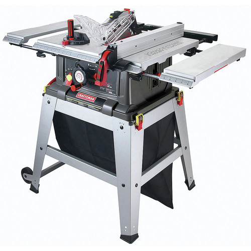 Table Saws | Craftsman 921807 10 in. Table Saw with Stand and Laser Trac image number 0