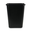 Just Launched | Boardwalk 3485203 41 Quart Plastic Soft-Sided Wastebasket - Black image number 0