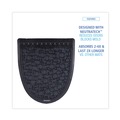 Cleaning & Janitorial Supplies | Boardwalk PSUMP000I006M0021430L1 17.5 in. x 20 in. 2.0 Rubber Urinal Mat - Black (6/Carton) image number 4