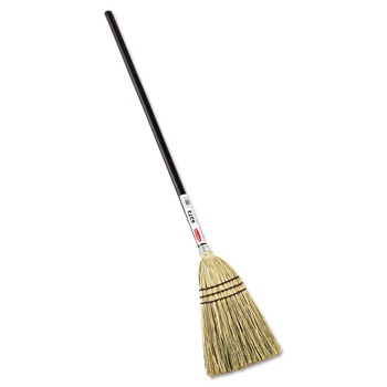 Rubbermaid Commercial 38 in. Overall Length Corn Fiber Bristles Corn-Fill Broom - Brown