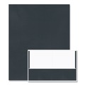 File Folders | Roaring Spring 50119 Accommodates (50) 11 in. x 8.5 in. Sheets Pocket Folder - Black (250/Carton) image number 1