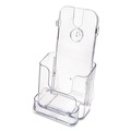 Office Jansan | Deflecto 78601 4.38 in. x 4.25 in. x 7.75 in. DocuHolder for Countertop/Wall-Mount with Card Holder - Clear image number 0