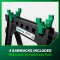 Bases and Stands | Metabo HPT 115445M 27 In. Plastic Sawhorse (2-Pack) image number 4