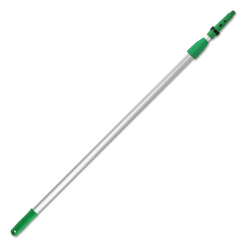 Office Jansan | Unger EZ250 8 ft. Two Sections Opti-Loc Aluminum Extension Pole - Green/Silver image number 0
