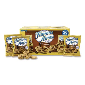 Famous Amos 13205 2 oz Famous Amos Cookies - Chocolate Chip (36/Carton)