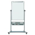 Office & Office Supplies | MasterVision QR5203 35.4 in. x 47.2 in. 80 in. Tall Vertical Orientation Revolver  - Silver Aluminum Frame image number 0