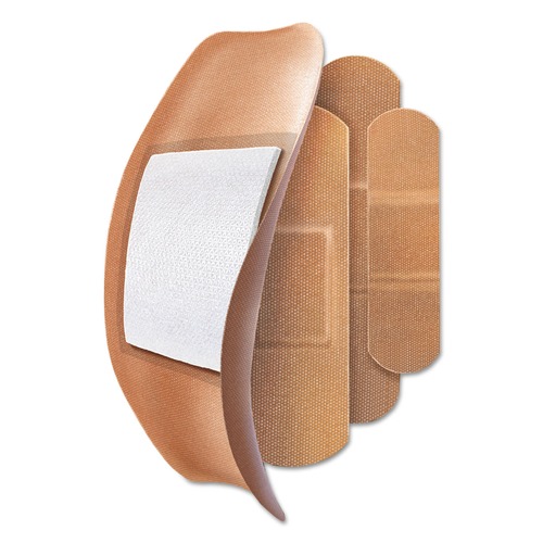 First Aid | Curad CUR0700RB Flex Fabric Bandages - Assorted Sizes (100/Box) image number 0