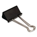 Office Jansan | ACCO A7072100B Large Binder Clips - Black/Silver (1-Dozen) image number 3