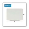  | MasterVision GL110101 60 in. x 48 in. Magnetic Glass Dry Erase Board - Opaque White image number 5