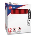 Office Jansan | Avery 24147 MARKS A LOT Extra-Large Desk-Style Permanent Marker - Red (1-Dozen) image number 1