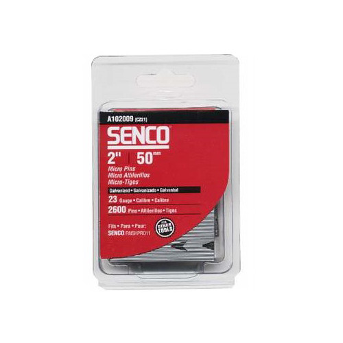 Nails | SENCO A102009 23-Gauge 2 in. Electro-Galvanized Headless Micro Pins (2,600-Pack) image number 0