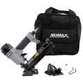 Air Flooring Nailers | NuMax SFBC940 Pneumatic 4-in-1 18 Gauge 1-5/8 in. Mini Flooring Nailer and Stapler with Canvas Bag image number 0