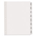 Office Jansan | Avery 14435 11 x 8.5 Big Tab Printable Label 8-Tab Dividers - White (20/Pack) image number 1