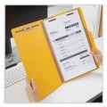  | Universal UNV10214 Bright Colored Pressboard Classification Folders - Legal, Yellow (10/Box) image number 3
