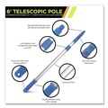 Cleaning Tools | Gritt Commercial GRI1306F183PK Pro Window Washing Kit with Swivel Squeegee and 6 ft Telescopic Pole, 18-in Wide Blade, 3/Kit image number 6