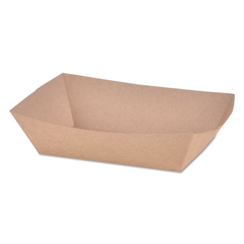SCT SCH 0517 2 lbs. Capacity Paper Food Baskets - Brown Kraft (1000/Carton)