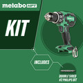 Drill Drivers | Metabo HPT DS18DBFL2Q4M 18V Brushless Lithium-Ion Cordless Driver Drill (Tool Only) image number 1