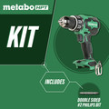 Drill Drivers | Metabo HPT DS18DBFL2Q4M 18V Brushless Lithium-Ion Cordless Driver Drill (Tool only) image number 1