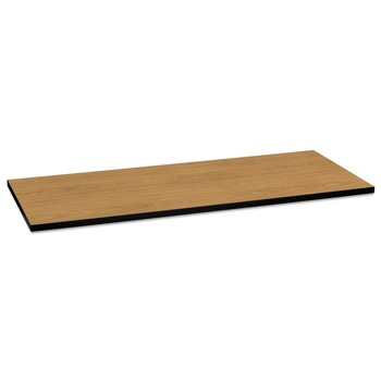 HON HMT2460G.N.C.P Huddle Flat Edge 60 in. x 24 in. Rectangular Table Top - Harvest/Black