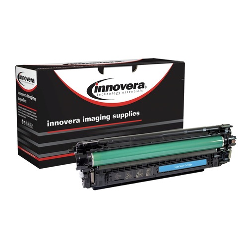 Ink & Toner | Factory Reconditioned Innovera IVRF361X Remanufactured 9,500 Page-Yield Replacement High-Yield Toner for 508X (CF361X) - Cyan image number 0