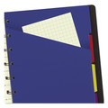Office Jansan | Filofax B115007U 8.25 in. x 5.81 in. Sheets 1-Subject Medium/College Rule Notebook - Black image number 5
