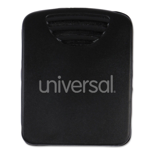Office Jansan | Universal UNV21270 Fabric Panel 25-Sheet Capacity Wall Clips - Black (20/Pack) image number 0