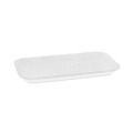  | Pactiv Corp. 0TF117S00000 8.3 in. x 4.8 in. x 0.65 in. #17 Supermarket Trays - White (1000/Carton) image number 0