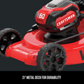 Push Mowers | Factory Reconditioned Craftsman CMCMW260P1R 60V 3-in-1 Lithium-Ion 21 in. Cordless Lawn Mower Kit (5 Ah) image number 5