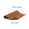 Desk Accessories & Office Organizers | Smead 64827 36 in. x 17 in. Vegan Leather Desk Pads - Brown image number 2