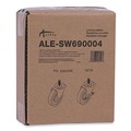  | Alera SW690004 4 in. Wheel Grip Ring K Stem Optional Casters for Wire Shelving - Gray/Black (4/Set) image number 4