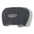 Paper Towels and Napkins | Georgia Pacific Professional 59206 13.56 in. x 5.75 in. x 8.63 in. 2-Roll Bathroom Tissue Dispenser - Smoke image number 2