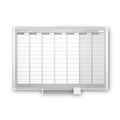 Office Jansan | MasterVision GA0396830 36 in. x 24 in. Aluminum Frame Weekly Planner image number 0